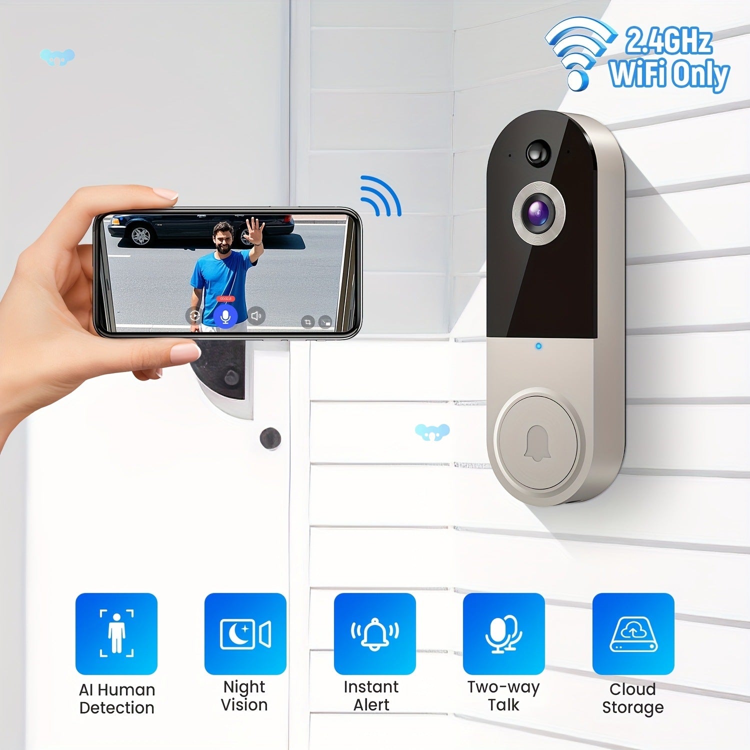 Smart Video Doorbell Camera Equipped With Industry Leading