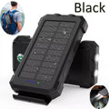 1O000000mAh Solar Power Bank Waterproof 2USB LED Battery Charger For Cell Phone