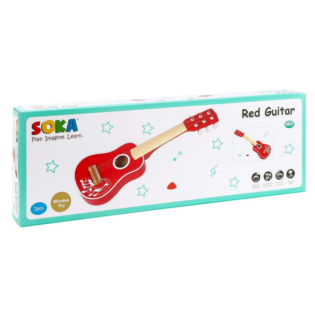 SOKA RED GUITAR 1010106